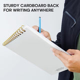 6Pack To Do List Notepad, Undated Daily Planner for Work and Goal Setting Greenery Sway, 52 Sheets, V1107-121-62481-PUR-6PACK