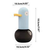 Automatic Soap Dispenser Touchless Cute Blue Ducks Battery Powered Hygienic Infrared Sensor for V1370-AZ4-13894