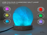 USB Colour Changing Egg Shape Himalayan Pink Salt Lamp Color Change LED Light V238-SUPDZ-43047433798