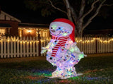 Christabelle 61cm Animated Skiing Snowman Christmas Light Up Display LED Outdoor Indoor Xmas Ya 112_SHE202