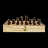 Chess Board Games Folding Large Chess Wooden Chessboard Set Wood Toy Gift V63-835571