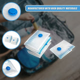 Vacuum Bags Clothes Sealed Clothing Bag Travel Compact Storage Space Saver x20 V63-823781