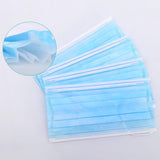 60 Pcs Anti Dust Filter Disposable Protective Sanitary Face Mask DMASKX50