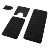 Kdkad Bathroom Rugs Sets 4 Piece, Non Slip Memory Foam Bathroom Rugs, Machine Wash Bathroom Mat Set, V1189-WXFWAL-20260326-01928
