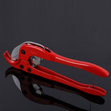 63mm PVC Pipe Cutter Plumbing Stailess Steel Blade Ratchet Mechanism Red V1369-AZ3-W-21131