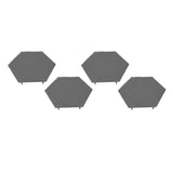 4pcs Stepping Stones Outdoor with 24pcs Ground Stakes Weather Resistant Decorative Stone for Garden V1294-YM0901-3111240178912