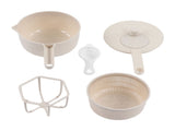 Small Salad Spinner BPA Free Multipurpose Vegetable Washer with Handle and Drain Basket for Home V1294-YM0523-3118220074611