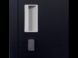 4-Door Vertical Locker for Office Gym Shed School Home Storage V63-832551