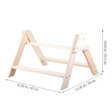Chick Standing Rack, Poultry Chicken Standing Rack Wood Rooster Hen Stand Bird Perch Pet Plaything V1369-AZ3-W-15974