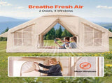 Inflatable Tents for Camping, 4-6 Person Easy Setup Blow up Tent with Hand Pump, 300D Oxford 4 V952-KJZP331MCQWZC4B47V0