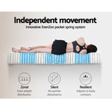 Artiss Bed Frame with 36cm Giselle Mattress Set King Single Gas Lift Base Grey BFRAME-E-TOKI-HOTEL-KS