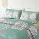 Elegant Quilted Bedspread and Pillowcases Set: Infuse Your Bedroom with Charm - Queen size V745-MAC080164Q13U