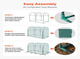 Crop 1.8 x 0.91 x 1.5 m Plant Protection Tent with Zippered Door, Wind-Resistant Tall Crop V952-ZZBHZ1PCS733WG3BH001V0