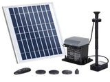Gardeon Solar Pond Pump Submersible Fountain with Battery Kit LED Lights 5.2FT FOUNT-POND-B-DX90