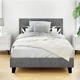 Artiss Bed Frame King Single Size Grey NEO BFRAME-E-NEO-KS-GY-AB