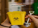 5-piece cup Creative Trash Can Ceramic Mug Shovel Spoon - 400ml Funny Garbage Bin Coffee Cup V888-ELOSUNG50283