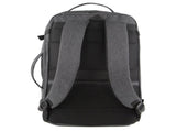 Pierre Cardin Mens Travel & Business Backpack with Built-in USB Port - Grey V563-PC3626-GREY