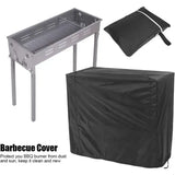 1 Piece Square BBQ Grill Cover,210D Waterproof Oxford Fabric UV-Resistant Outdoor Protector with V1189-LC-HW-00341