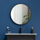 70cm Round Wall Mirror Bathroom Makeup Mirror by Della Francesca V63-831471