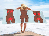 Beach Towel Absorbent Soft Microfiber Beach Towel Quick Dry Sexy Bath Towel for Bathroom Pool Camp V1294-YM0715-10345722