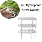 108 Plant Sites Hydroponic Grow Tool Kit Vegetable Garden Hydroponic Grow System V201-FDZ1125WH8AU