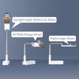 LED Portable Phone Holder Stand Wireless Remote Dimmable Selfie Fill Light Lamp White V201-PM001WH-AU