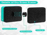 96 Pack Dry Erase Erasers, Mini Magnetic Dry Erase Eraser Bulk, White Board Dry Erasers, Chalkboard V1192-AZ-W-18604