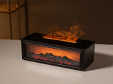 Fireplace Flame Effect Aroma Diffuser & Humidifier with 7-Colour Light, Timer & Remote V888-ELOSUNG35858