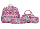 Dark Pink KT 4-Piece Large Capacity School Backpack Set for Primary Students Years 3-6 Durable Nylon V888-ELOSUNG43312
