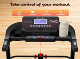 Everfit Treadmill Electric Home Gym Fitness Exercise Machine w/ Sit Up Bar 450mm TMILL-450-M354-SUB