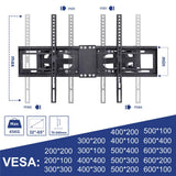 32-65" Large Extendable Strong TV Mount Wall Bracket For Most Corner Wall Angle V767-U-510A