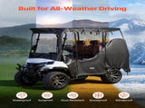 Golf Cart Cover, Visible Full-Enclosure 2&22 Passenger Golf Cart, 600D Waterproof Oxford Fabric V952-XCZYCZKSHKS2ZQV81001V0