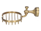 Wall Mounted Bathroom Soap Holder Antique Soap Basket Toilet Soap Tray Rack with Carved Curved V1294-YM0626-3112220088511