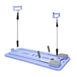 Foldable Pilates Board Reformer 4 in 1 Multifunctional Core Exercise Set Ab Trainer with Timer and V985-PILATESBOARDREFORMER