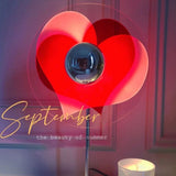 Love Heart Table Lamp Love Projection Lamp Heart Shaped LED Ambient Light Background Wall Decoration V1294-YM0714-10331230