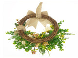 Artificial Hydrangea Wreath Spring Decorative Door Hanging Wall Wreath for Home Door V1294-YM0714-211227LW04-1