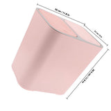 Covered Bathroom Trash Can with Dual Compartments and Self-Sealing Lid for Kitchen and Home Use V1370-AZ4-08905
