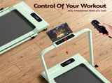 Everfit 3 in 1 Walking Pad Treadmill 12% Incline Under Desk Foldable Treadmills for Home Gym With TMILL-380H-2INC-GN