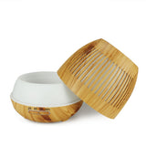 YX130 Essential Oil Diffuser 400ml Cool Mist Humidifier Wood Grain Aromatherapy Humidifier 7 Color V1294-YM0901-H34227LBR-EU