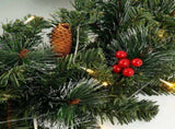 Christmas Garland Decorations Xmas Holiday Indoor Indoor Home Mantle Fireplace V1366-AZ2-W-19832