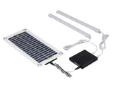 Solar Light Tube 30W 12V5V Dual USB LED Solar Panel Powered Camping Tent Light with Waterproof V1294-YM0901-3111240067411