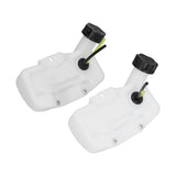2Pcs Trimmer Fuel Tank Brushcutter Gas Tanks with Pipe Replacement for 34 Brush Cutter V1294-YM0714-3111210374011