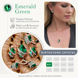 Wish Stone Pendant Necklace, Necklaces for with Birthstone Crystals, Allergy-Free Jewelry for V1164-325805