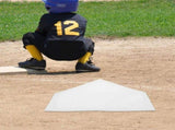 Pitcher Training Plate Tpe White for All Levels of Players Indoor Outdoor Use V1370-AZ4-17108