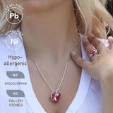 Infinity Love Heart Necklace, Birthstone Necklace for Women, Jewelry for Women with Healing V1164-325788