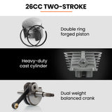 MTM Petrol Leaf Blower 26CC 2-Stroke Petrol Hand Garden Yard Outdoor Two V219-BLWHND02CMTMADJE