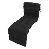 Indoor Outdoor Chaise Lounge Cushion with Ties Splashproof Lounge Chair Cushion Replacement for Lawn V1294-YM0901-3116250003912