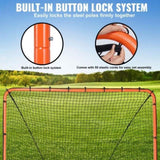 Lacrosse Goal, 1.8mx1.8m Lacrosse Net, Folding Portable Backyard Lacrosse Training Equipment, Steel V952-ZQGQQMTJK66YHI8WOV0