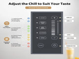 NORDA 2L Slushie Machine Frozen Drink Maker Ice Cream Maker Countertop Grey TD-SLS-A1-2L-OE
