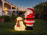 Christabelle 71cm Santa Snowman Christmas Light Up Display Animated LED Outdoor Indoor Xmas Yar 112_SHE200